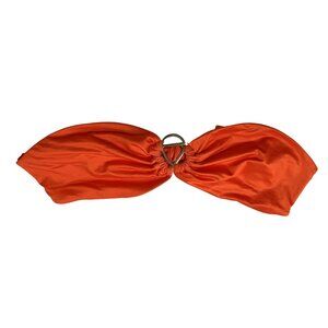 MAUVE London Resort Bikini Top in Orange